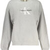 Ženski pulover Calvin Klein v sivi barvi – sprednji pogled