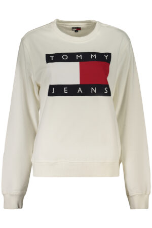 Ženski pulover Tommy Hilfiger v beli barvi – sprednji pogled