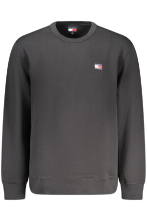 Moški pulover Tommy Hilfiger – črn – sprednji pogled