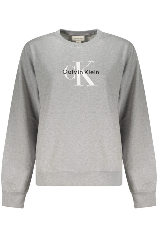 calvinkleinfelpasenzazipdonnagrigio_1-2.jpg Pulover Calvin Klein za ženske – siv