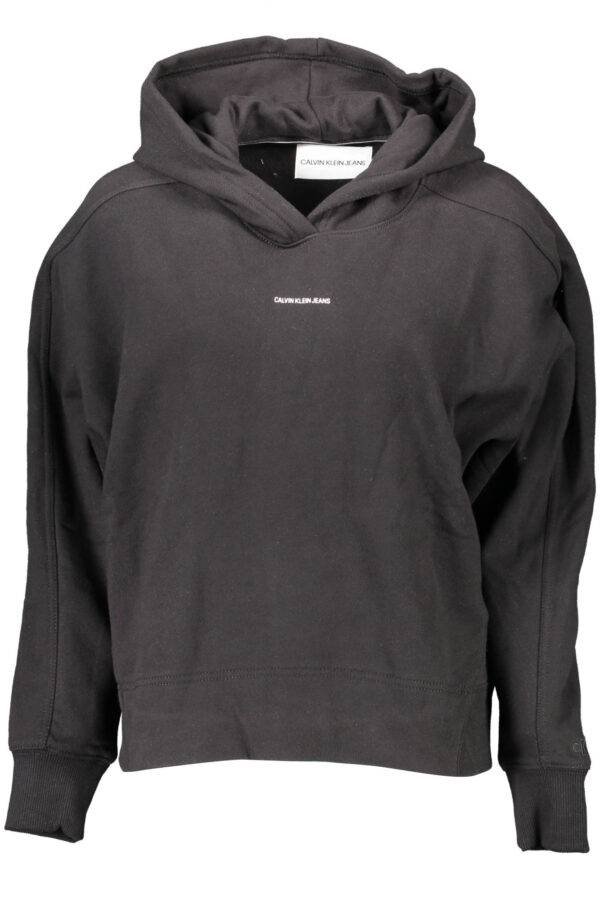 calvinkleinfelpasenzazipdonnanero_1-2.jpg Pulover Calvin Klein za ženske – črn