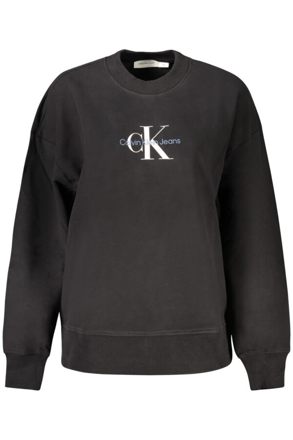 Pulover Calvin Klein za ženske – črn