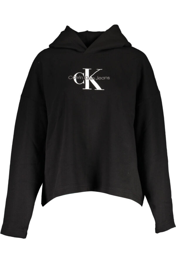 Pulover Calvin Klein za ženske – črn