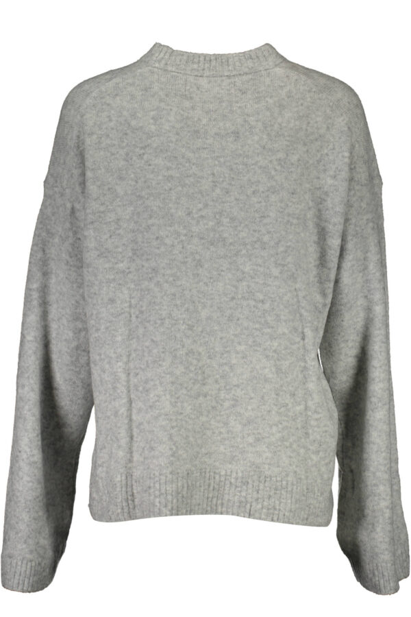 Pleten pulover Calvin Klein za ženske – siv