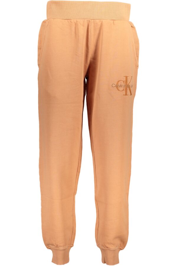 Športne hlače Calvin Klein za ženske – oranžne