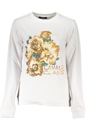 Pulover Cavalli Class za ženske – bel