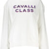 cavalliclassfelpasenzazipdonnabianco_1-6.jpg Pulover Cavalli Class za ženske – bel