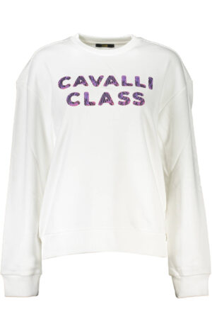 Pulover Cavalli Class za ženske – bel