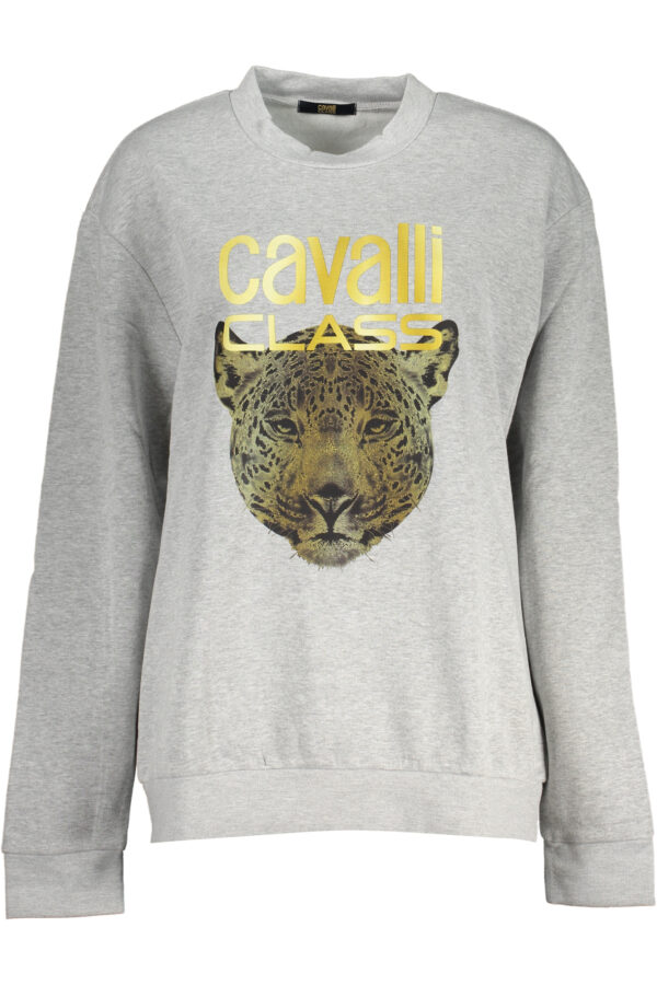 Pulover Cavalli Class za ženske – siv