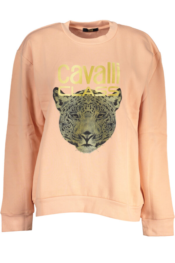 cavalliclassfelpasenzazipdonnarosa_1.jpg Pulover Cavalli Class za ženske – roza