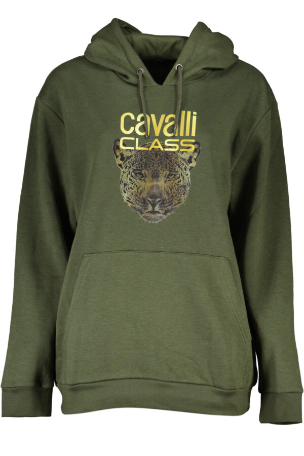 Pulover Cavalli Class za ženske – zelen