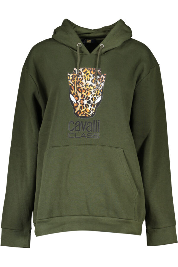 Pulover Cavalli Class za ženske – zelen