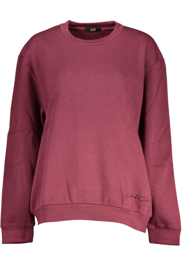 cavalliclassfelpasenzazipdonnaviola_1-1.jpg Pulover Cavalli Class za ženske – vijoličen
