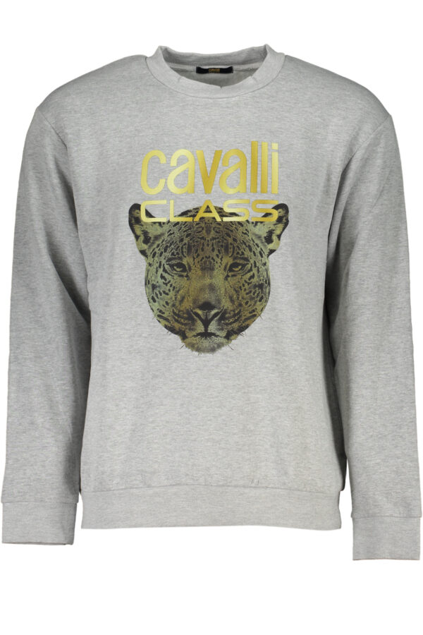 Pulover Cavalli Class za moške – siv