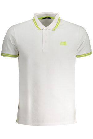 Polo majica Cavalli Class za moške – bela