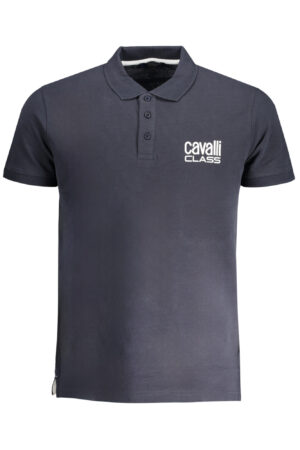 Polo majica Cavalli Class za moške – modra