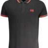 Polo majica Cavalli Class za moške – črna