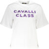 Majica Cavalli Class za ženske – bela
