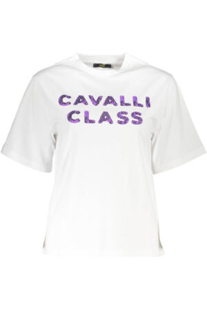 Majica Cavalli Class za ženske – bela