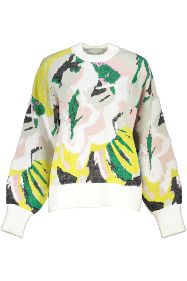 desigualmagliadonnabianco_1-9.jpg Pleten pulover Desigual za ženske – bel