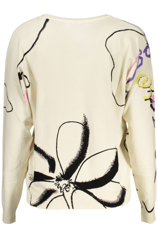 Ženski pulover Desigual – bel