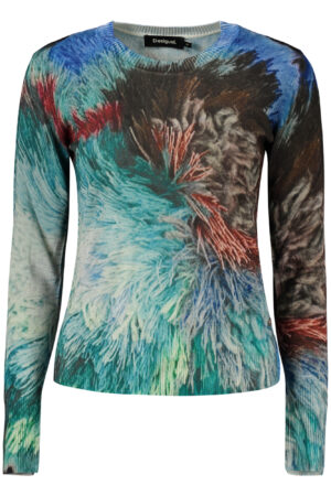 desigualmagliadonnablu_1.jpg Ženski pulover Desigual – moder
