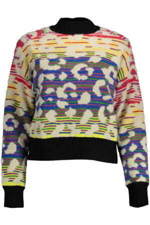Pleten pulover Desigual za ženske – moder