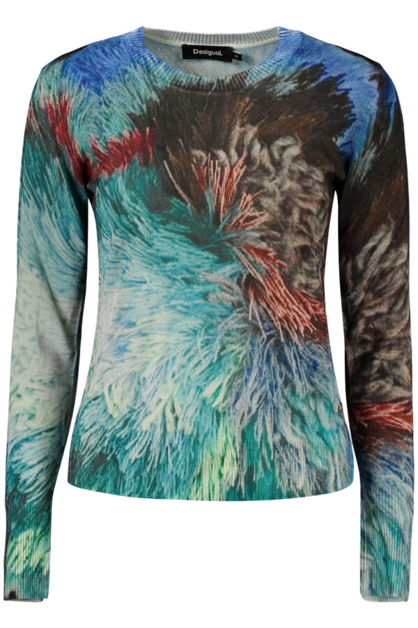 desigualmagliadonnablu_1.jpg Ženski pulover Desigual – moder