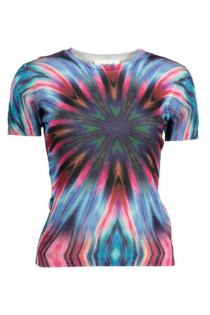 Pleten pulover Desigual za ženske – moder