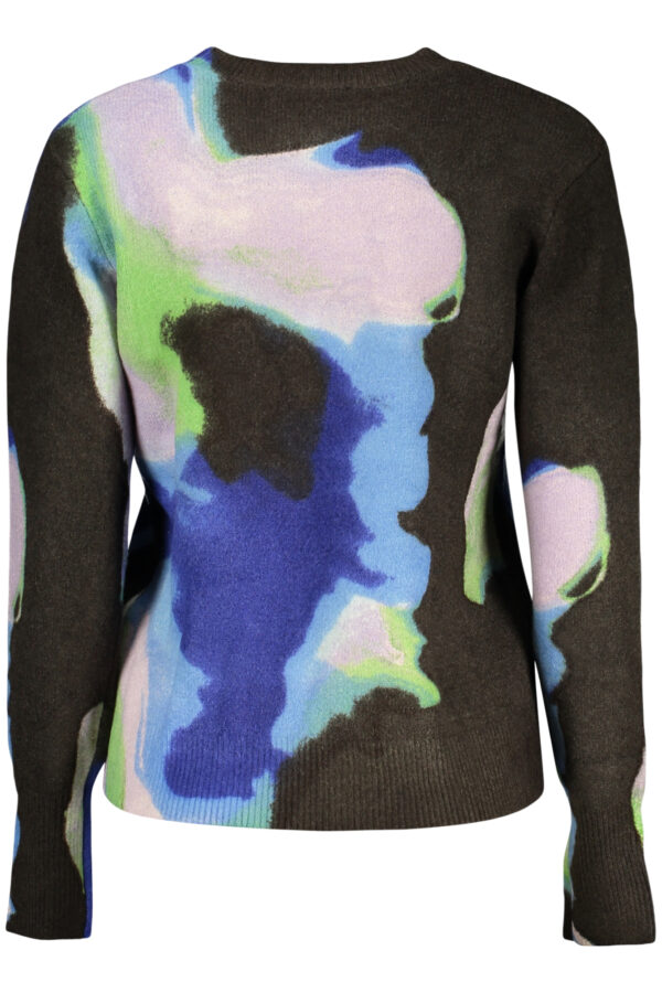 Pleten pulover Desigual za ženske – moder