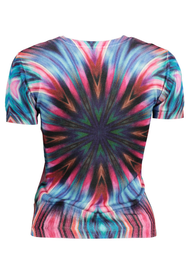 Pleten pulover Desigual za ženske – moder