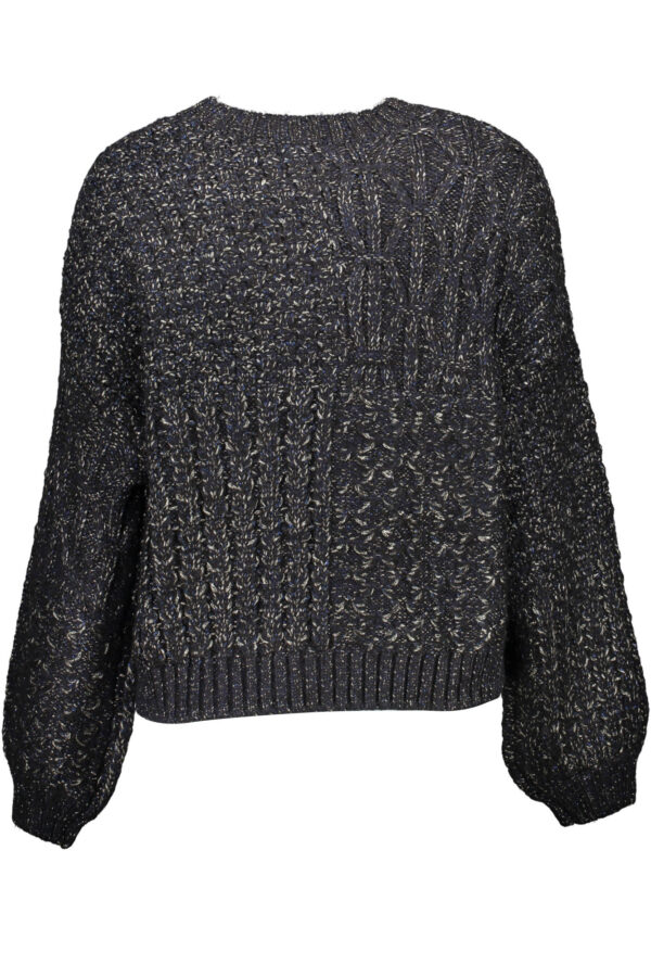 Pleten pulover Desigual za ženske – črn