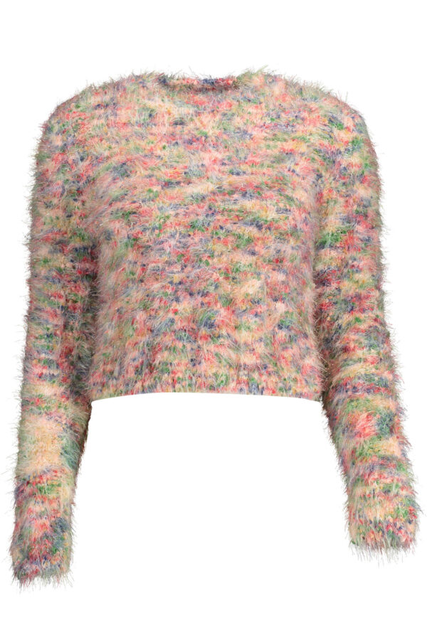 Pleten pulover Desigual za ženske – roza