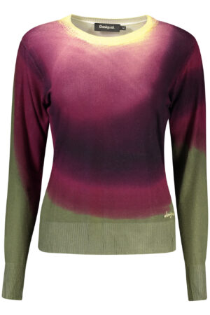 desigualmagliadonnaviola_1.jpg Ženski pulover Desigual – vijoličen