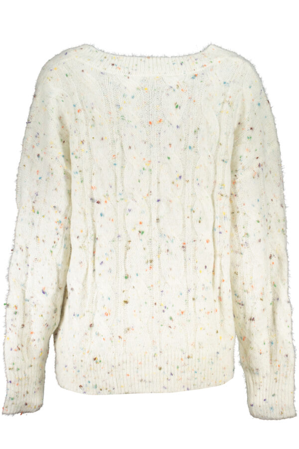 Pleten pulover Desigual za ženske – bel