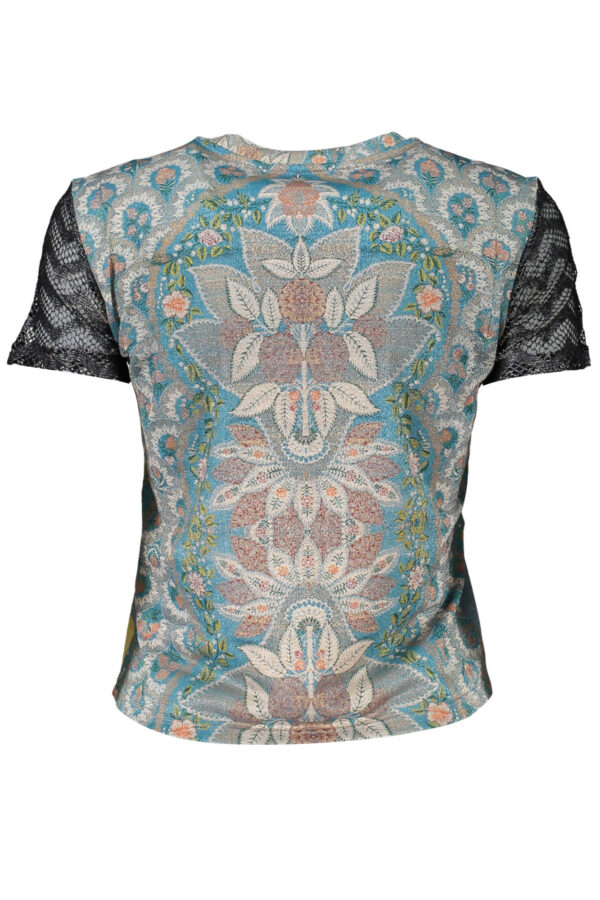 Majica Desigual za ženske – svetlo modra