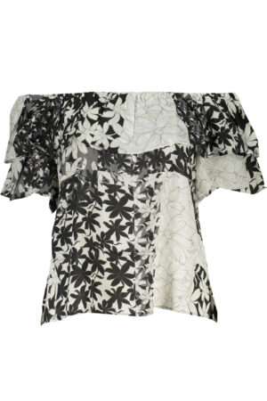 desigualt-shirtmanichecortedonnabianco_1-8.jpg Majica Desigual za ženske – bela