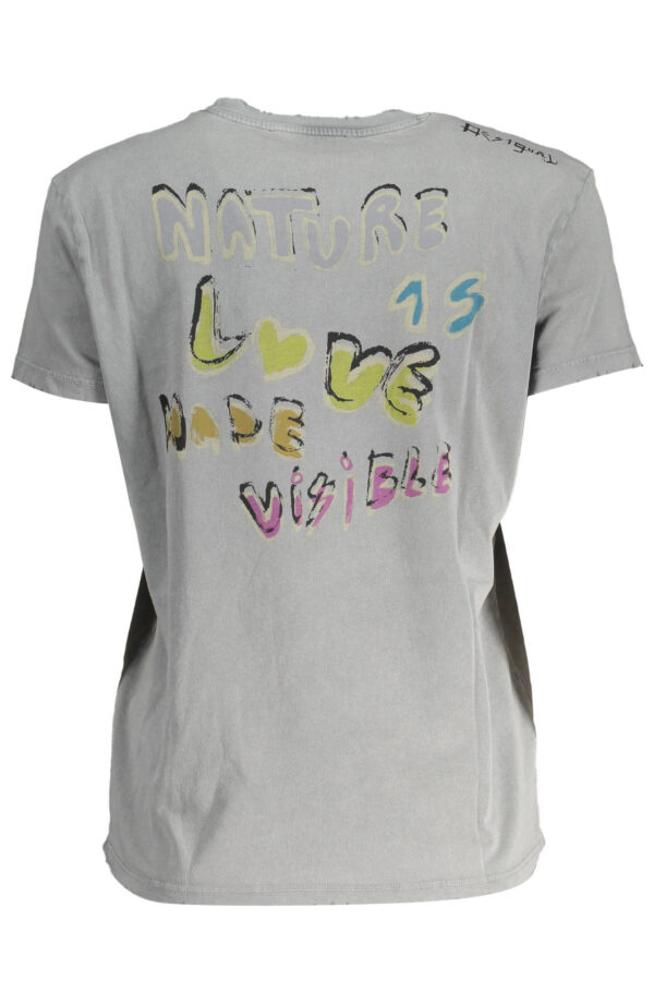 Majica Desigual za ženske – siva