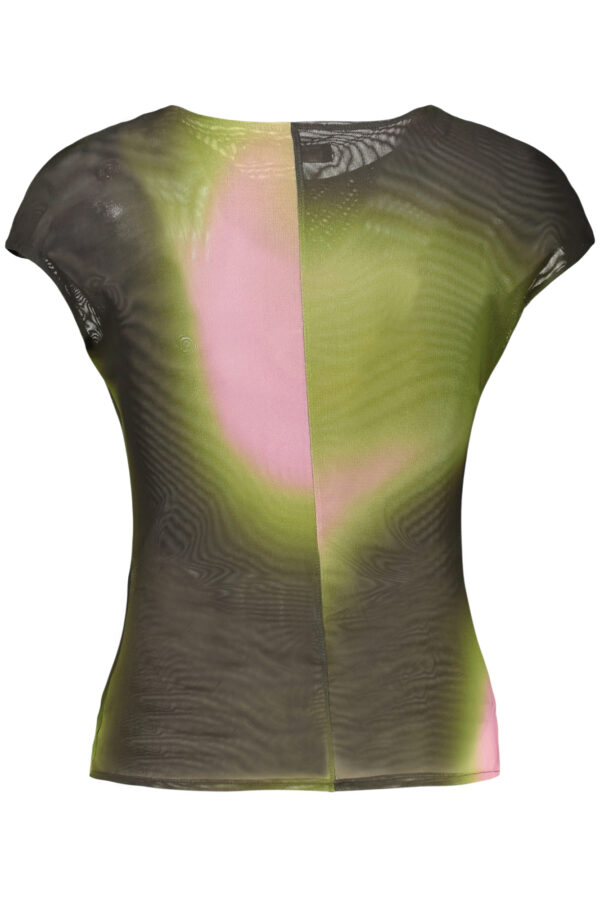 desigualt-shirtsenzamanichedonnaverde_2.jpg Majica Desigual za ženske – zelena