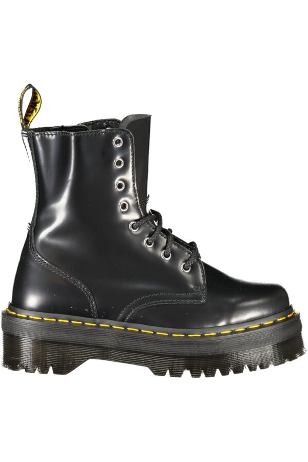 Gležnarji Dr. Martens za ženske – črne – sprednji pogled