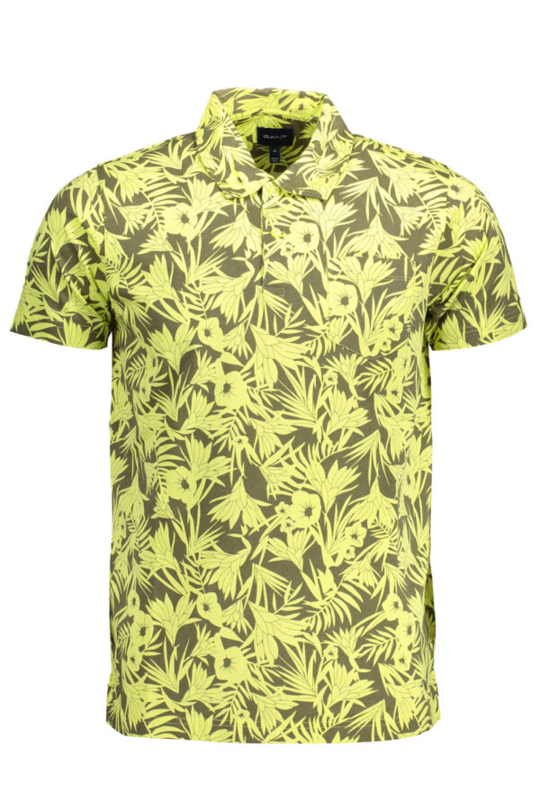 gantpolomanichecorteuomogiallo_1.jpg Polo majica Gant za moške – rumena