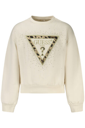Otroški pulover Guess Jeans za deklice – bel