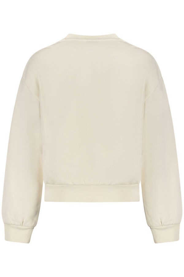 guessjeansfelpasenzazipbambinabianco_2-2.jpg Otroški pulover Guess Jeans za deklice – bel