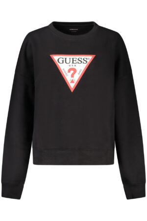 Pulover Guess Jeans za ženske – črn