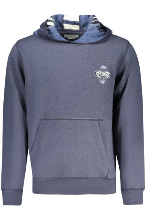 Pulover Guess Jeans za moške – moder – sprednji pogled