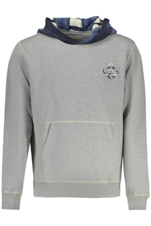 Pulover Guess Jeans za moške – siv – sprednji pogled