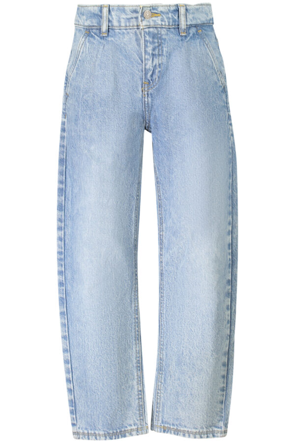 Otroške kavbojke Guess Jeans za deklice – svetlo modre – sprednji pogled