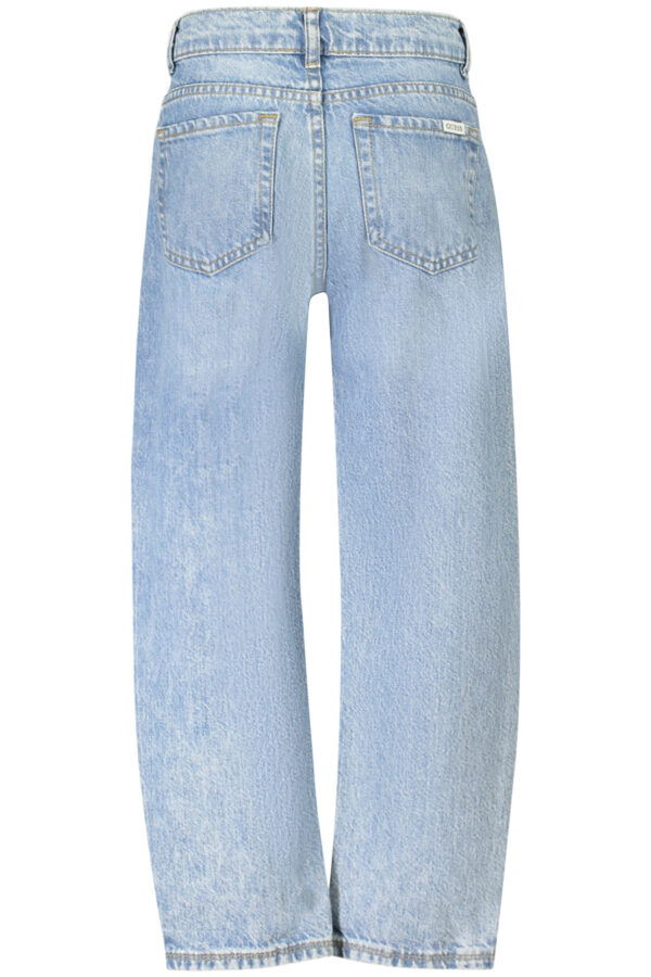 Otroške kavbojke Guess Jeans za deklice – svetlo modre – pogled od zadaj