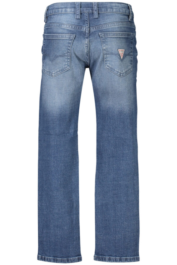 Otroške kavbojke Guess Jeans za dečke – modre – pogled od zadaj
