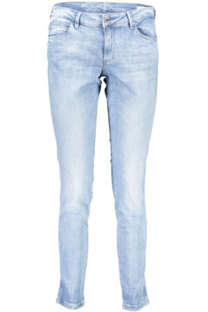 Kavbojke Guess Jeans za ženske – svetlo modre
